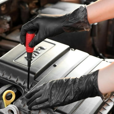 100Fens Gloves Disposable Heavy Duty Nitrile Gloves Medium Disposable Gloves Medium Nitrile Gloves Guantes Desechables Disposable Cooking