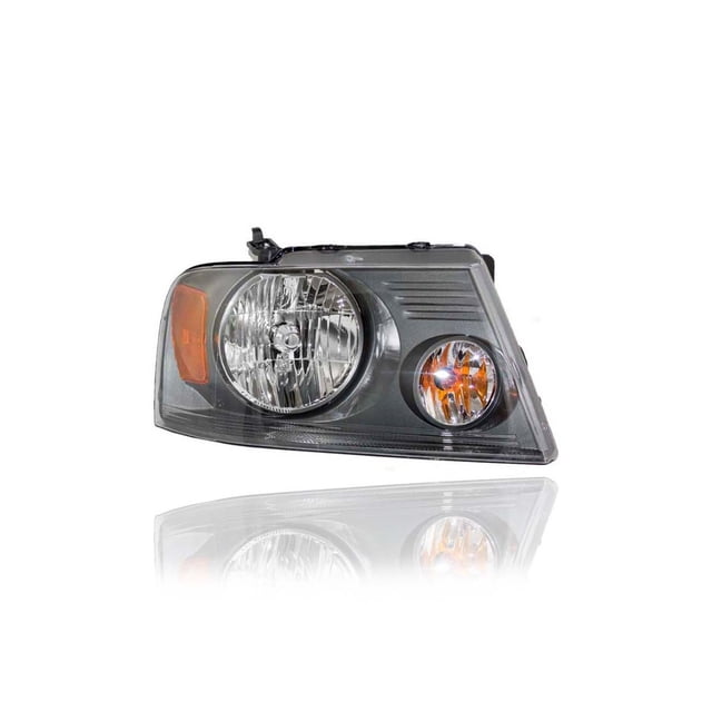 Headlight Assembly - Compatible/Replacement for '07-08 Ford F-150 Lariat/Limited - Shadow Gray Interior - Right Hand - Passenger - 7L3Z13008CA