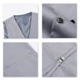 thumbnail image 3 of Cloudstyle Mens Slim Fit 3 Piece Classic Business Wedding Suits, 3 of 7