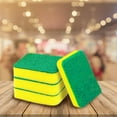 thumbnail image 4 of 10Pcs Non-Scratch Cellulose Scrub Sponge  Dual-Sided Dishwashing Sponge for Kitchen, 4 of 7