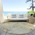 thumbnail image 6 of Addison Rugs Chantille Indoor/Outdoor Transitional Swirls Gold Washable Round Rug, 8' x 8', 6 of 6