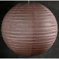 thumbnail image 2 of 16 inches Latte LIGHT BROWN Paper Lanterns, 2 of 4
