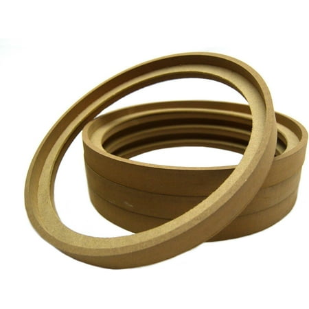 Audiopipe 10 MDF Speaker Ring Recess with Bezel Mounting Spacer Recessed 2 Pairs