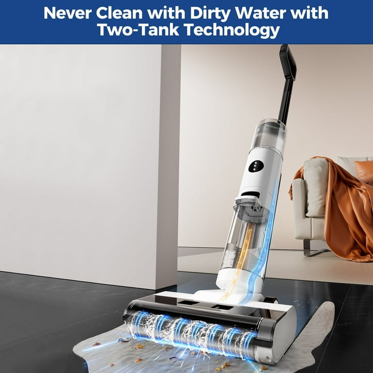 掃除機・クリーナー flad Smart Vacuum Cleaner JONR ED12 Smart Cordless Floor Washer, 4-in-1 Vacuum Cleaner and