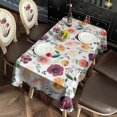 thumbnail image 4 of Pioneer Flower Floral Print Pattern Rectangle Tablecloth 60"x102",Waterproof Polyester Rectangle Table Cloth, Wipeable Spillproof Polyester Tablecloth for Dining, Camping, Indoor and Outdoor, 4 of 5