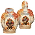 thumbnail image 3 of Happy Thanksgiving Chinese Shar-Pei Turkey Costume Pumpkins Autumn Leaves All Over Print 3D Hoodie Unisex Merch Hoodies Dog Lover - 13014, 3 of 6