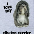 thumbnail image 2 of CafePress - FIN Tibetan Terrier Love - Cute Infant Baby Football Bodysuit, 2 of 3