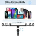 thumbnail image 2 of Gooseneck Tablet Holder, Tablet Holder - Flexible Adjustable Arm In Bed For Ipad / Mobile Phone / Switch / Samsung Galaxy Tabs / Kindle Fire Hd Etc., 90cm Total Length (Black), 2 of 6