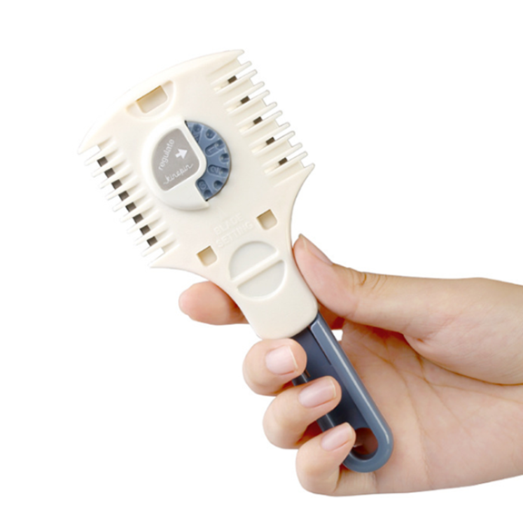 black Professional Adjustable Shaving comb Manual bangs thinner Double-sided blade hair comb Hair Styling Trimmer Cutter Razor Comb