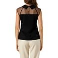 thumbnail image 3 of Allegra K Women's Peter Pan Collar Short Sleeve Pullover Blouse, 3 of 6