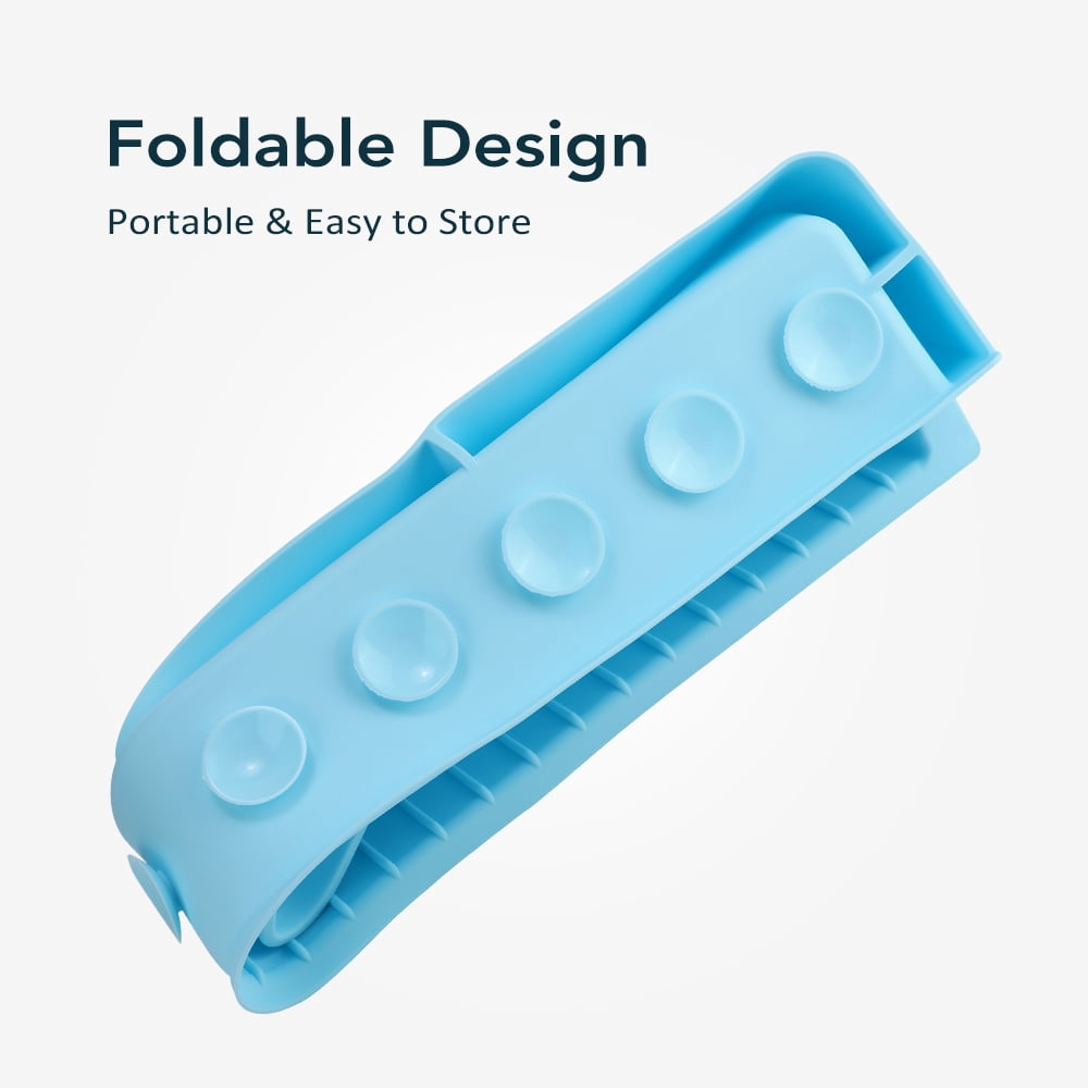 Bathtub Splash Guard for Tub Kids, Toddler Bath Toy Tray with 11 Suction Cups, No Spill Water Barrier, Prevents Mess, Fun Bathtime for Toddlers Baby