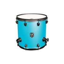 SJC Pathfinder Floor Tom 14x14 Maple Hybrid Caribbean Blue w/ Black Hardware