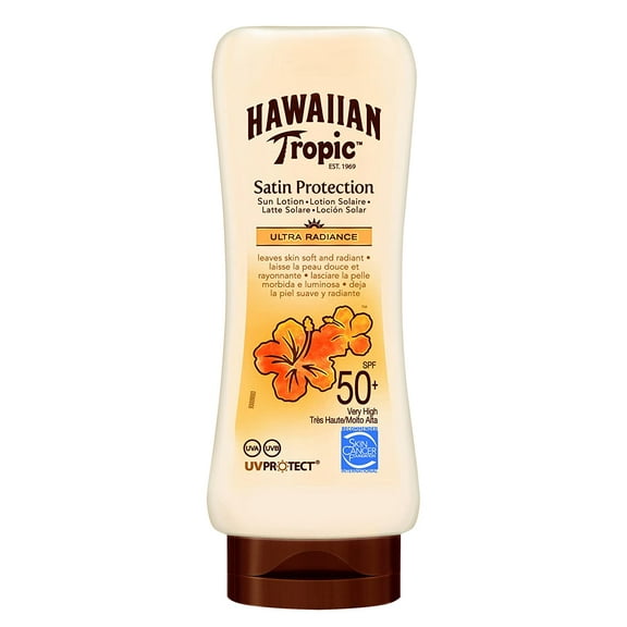 Hawaiian Tropic 180 ml SPF 50 Satin Protection Sun Lotion by Hawaiian Tropic