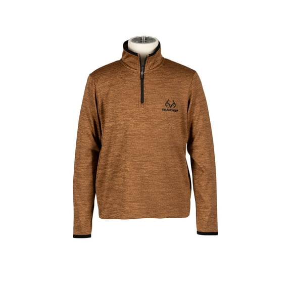 Realtree Youth Fleece Quarter Zip Pullover Sweatshirt, Sizes XS-XL