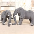 thumbnail image 2 of Children Plush Stuffed Toy Simulation Elephant Kids Christmas Birthday Gift, 2 of 6