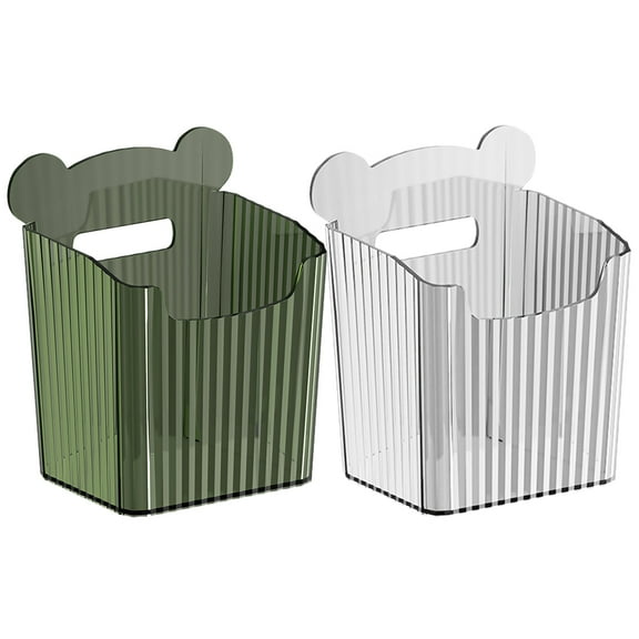 Eease 2pcs Hanging Box Wall Hanging Storage Basket Plastic Storage Box Wall Mount Organizer