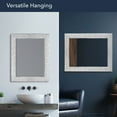 thumbnail image 3 of Head West Chrome and White Tile Textured Frame Vanity Accent Mirror - 23" x 29", 3 of 10
