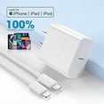 thumbnail image 2 of iPhone 14 13 12 11 Fast Charger [Apple MFi Certified] 20W PD Type C Power Wall Charger with 6FT Charging Cable Compatible iPhone 14/14 Max/14 Pro/13/13 Pro Max/12/12 Pro/12 Pro Max/11/11 Pro iPad, 2 of 9