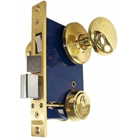 Marks 22AC LHR Double Cylinder Iron Gate Ornamental Mortise Lock Set with 2-1/2" Backset$$Tools & Hardware Other
