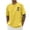 Yellow, variant on Holiday Top for Men Print Short Sleeve Crew Neck Comfort Summer Tops,Yellow,4XL
