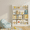White-39.4"W, variant on VGBYUJ Behind The Door Bookshelf, 4 Tier 47.4" Behind The Door Storage Organizer, Space-Saving Wall Mount Bookcases for Narrow Space, Solid Wood