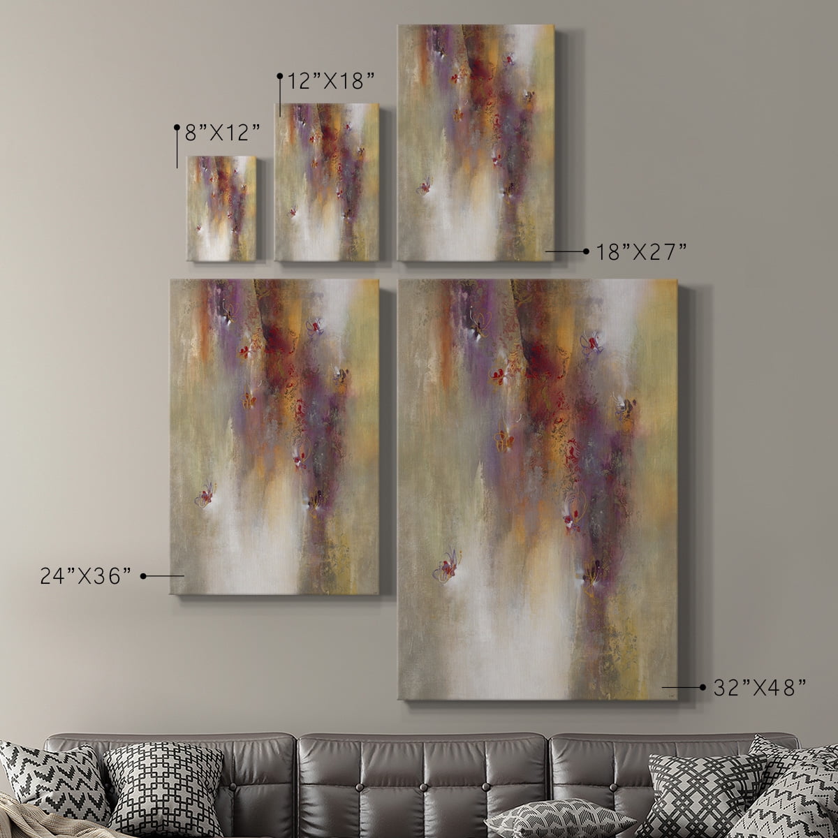 Scarlet Summer Premium Gallery Wrapped Canvas - Ready to Hang