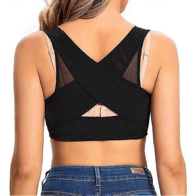 Humpback Posture Corrector Women Bra Support Chest Brace Up Shapewear Body Shaper for Hunchback