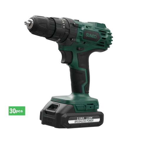 US Plug 21V Wireless Drill/Driver Impact Driver Drill Two-Speed Wireless Electric Screwdriver Lithium Battery Screwdriver Drill Combo Kit and Impact Driver