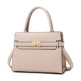 thumbnail image 4 of Bolso de mano de cuero suave para mujer, bolso cuadrado pequeño simple, bolso de cubo informal, bolso cruzado de un solo hombro a la moda, 4 of 5