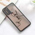 thumbnail image 1 of Funda de línea facial abstracta para Huawei P30 Pro, Fundas mate para Huawei P40 Lite P20 Pro Y6 2019 P50 Honor 70 50 20 8x x8 Nova 5T Fivean unisex, 1 of 2