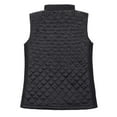 thumbnail image 5 of Bienzoe Women Casual Quilted Sleeveless Light Weight Vest Stretch Rib Black M, 5 of 7