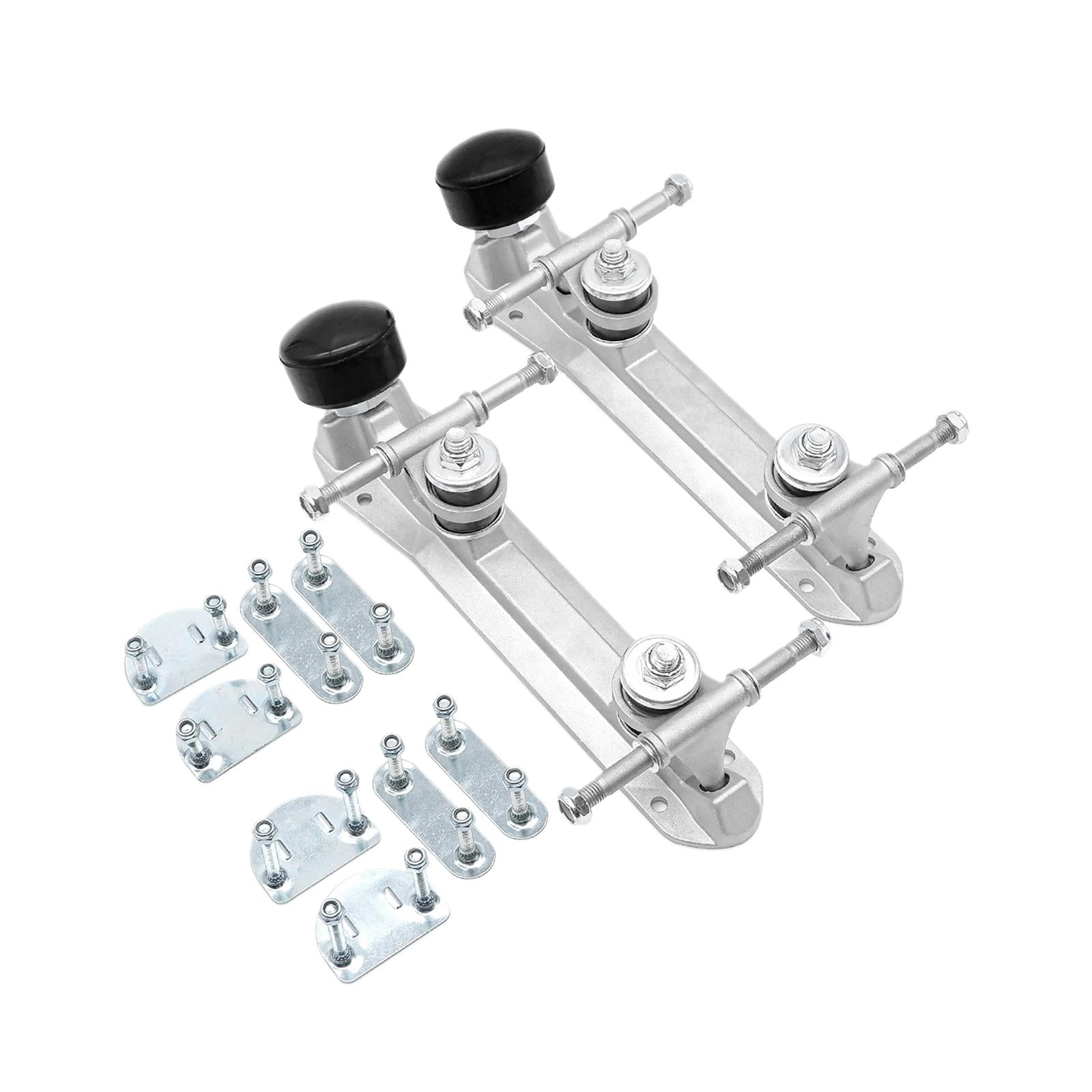 harayaa 1 Pair Roller Skate Base Roller Skating Shoes Hardware Four Wheels Skate .35cm