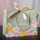 thumbnail image 3 of Bolsa de regalo verde del Festival del Medio Otoño con mano, bolsa de embalaje, bolsa de ropa ligera de lujo, bolsa de almacenamiento de dulces, cinta de regalo, 3 of 5