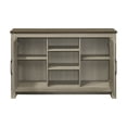 thumbnail image 4 of Lilola Home 47"W Gray Oak Console Table, Buffet Table, Sideboard with Shelves, 4 of 5