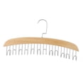 thumbnail image 4 of DOLITY Wooden Hanging Tie Rack, Shawl Storage Hook, Towel Holder, Closet Organizer with Wood Color, 4 of 9