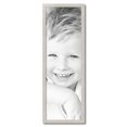 thumbnail image 2 of ArtToFrames 12" x 37" Slanted Lip White Picture Frame, 12x37 inch White Wood Poster Frame (WOM-4825),  Pack, 2 of 7