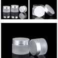 thumbnail image 3 of Guardoinrt Refillable Glass Cosmetic Container - Convenient And Environmentally Friendly Durable And Wear-resistant Matte Cosmetic silvery 10g,1 1Set, 3 of 6