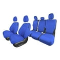thumbnail image 1 of For 2020-2024 Ford Explorer Base FH Group Neoprene Custom Fit Car Seat Covers Water Resistant - Full Set Solid Blue, 1 of 11