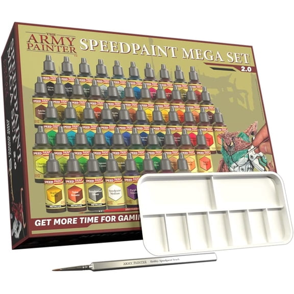The Army Painter - Speedpaint 2.0 Mega Set Combo - Acrylic Model Paint Set