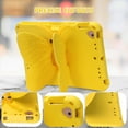 thumbnail image 6 of Kids Case for Apple iPad 9th 8th 7th Generation 2021/2020/2019 10.2 Inch, iPad Air 3rd Gen 10.5" Case, Cute Butterfly Rotating Stand Lightweight Kids Friendly Shockproof Case with Pencil Holder,Yellow, 6 of 6