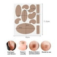 thumbnail image 2 of 10 almohadillas adhesivas de franela para el talón, almohadillas para prevenir ampollas, almohadillas antidesgaste para el talón, relleno de tela para los pies, 2 of 6
