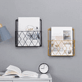 thumbnail image 4 of Wall Mounted Bookshelf Door Hanging Organizers Wall Book Rack- B, 4 of 7