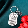thumbnail image 3 of New Dad Gifts for Men New Dad Keychain Gift from Unborn Baby Son Daughter Bump Wife to Husband Baby Announcements Future Daddy to Be First Father’s Day Pregnancy Keepsake Birthday Christmas Valentines, 3 of 6
