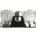 thumbnail image 3 of Dura Faucet Lavatory Faucet with Crystal Acrylic Knobs for RV Bathroom - Chrome Polished, 3 of 8