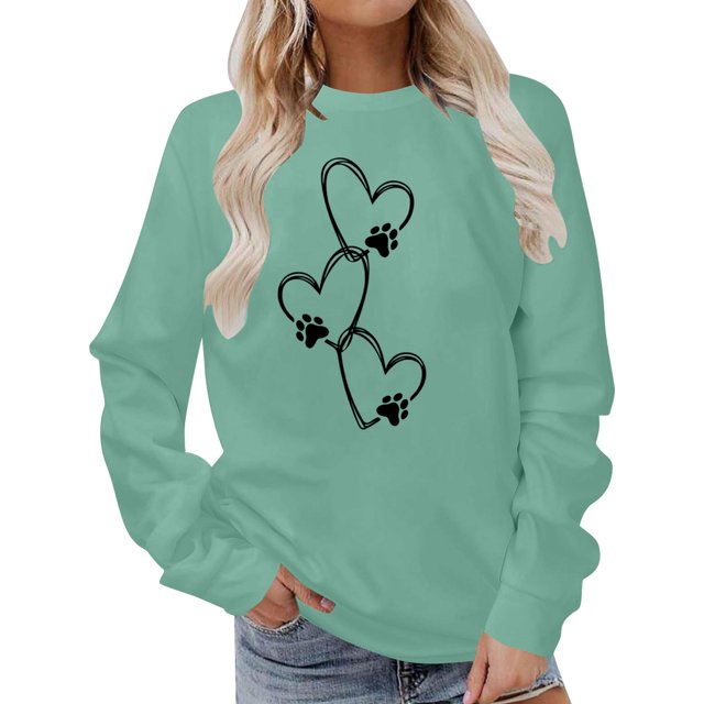 Chandail en Molleton d'Hiver pour Femmes Mode Festive Imprimé de Noël Col Rond Veste Bohème Vêtements d'Automne Surdimensionnés Vêtements d'Athlète pour Femmes Robes avec Cardigan Assorti Chandails en Molleton pour Femmes