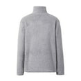 thumbnail image 6 of 2026 Women Fashion Sweater Elegant Solid Turtleneck Knitted Long Sleeve Basic Casual Winter Sweaters Grey, 6 of 9