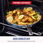 Blue Diamond 2-Piece Ceramic Nonstick Fry Pan Set – 9.5 & 11, Toxin-Free, Dishwasher Safe, Blue​