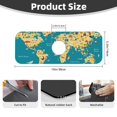 thumbnail image 2 of Kdxio World Map With Landmarks Pattern Non-Slip Diatom Mud Faucet Drain Pad,Self Absorbent Mat for Kitchen Sink for Variety Kitchen & Bathroom Countertops, 2 of 7