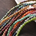 thumbnail image 2 of U8MO 1Strand 22inch Bone Shape Crystal Glass Loose Spacer Beads DIY Jewelry Making-#3 Clear Gray, 2 of 9