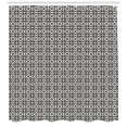 thumbnail image 3 of Abstract Shower Curtain, Repeating Ornamental Rhombus Like Concept Concentric Squares Structure, Fabric Bathroom Set with Hooks, 69W X 75L Inches Long, Grey and White, by Ambesonne, 3 of 3